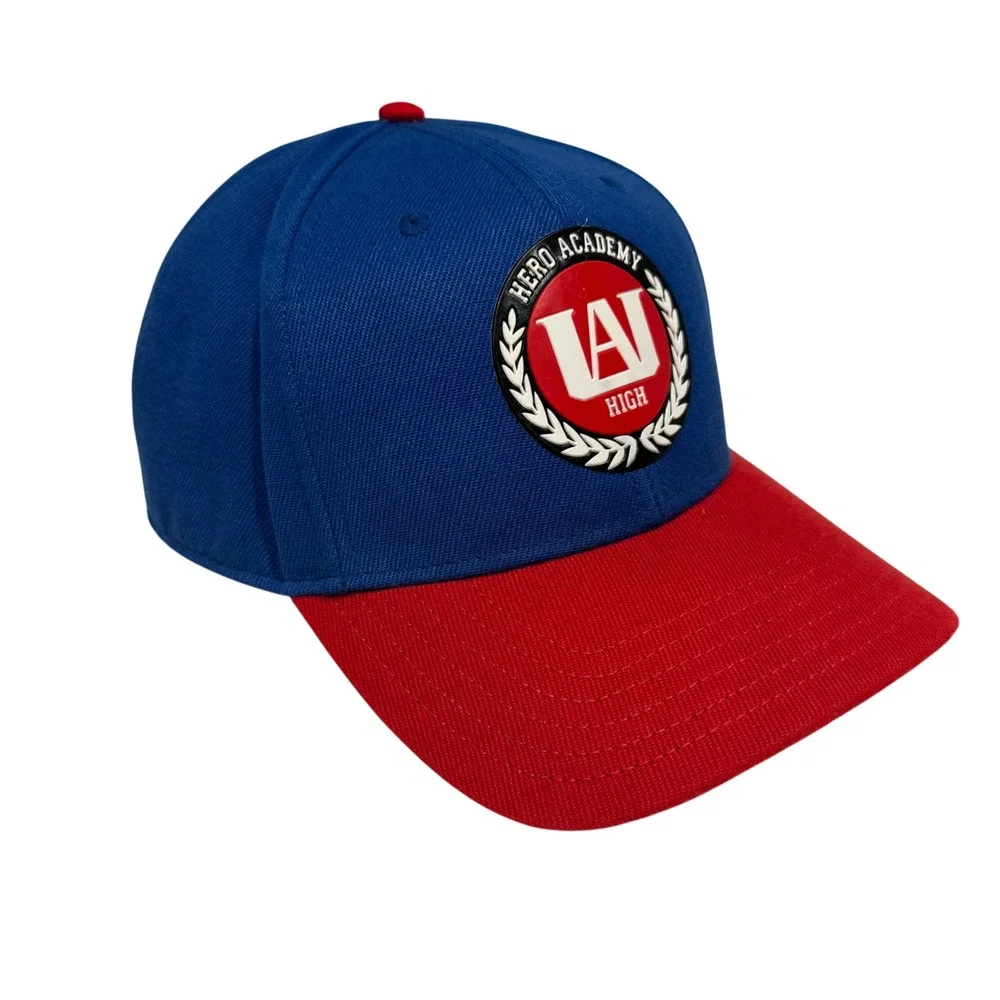 My Hero Academia UA High Snapback Hat Blue Red Plus Ultra Anime Cap RN115665